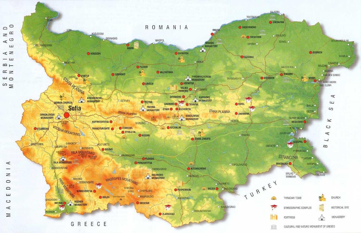 Bulgarian mòn kat jeyografik