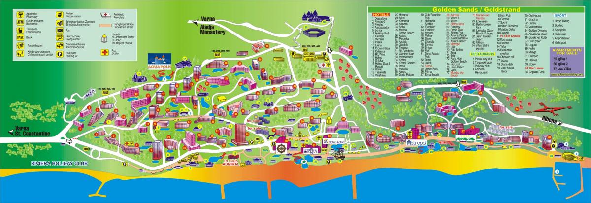 golden beach Bilgari kat jeyografik