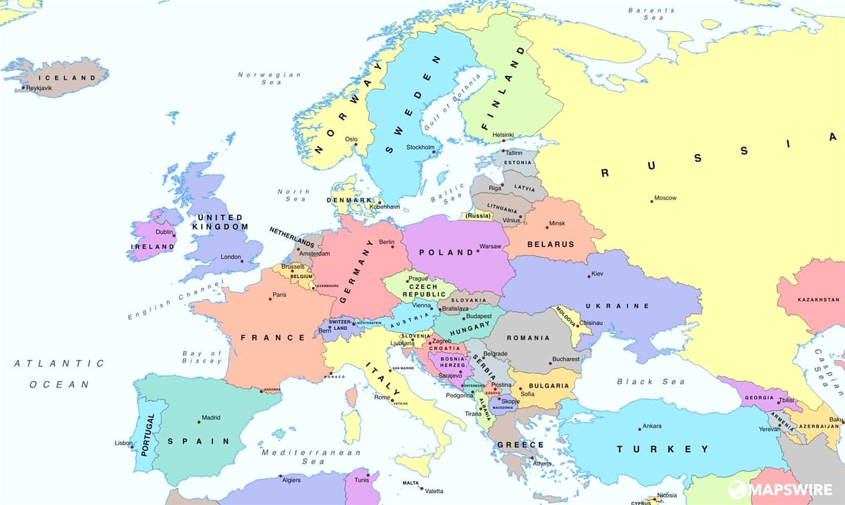 kat jeyografik nan ewòp montre Bilgari